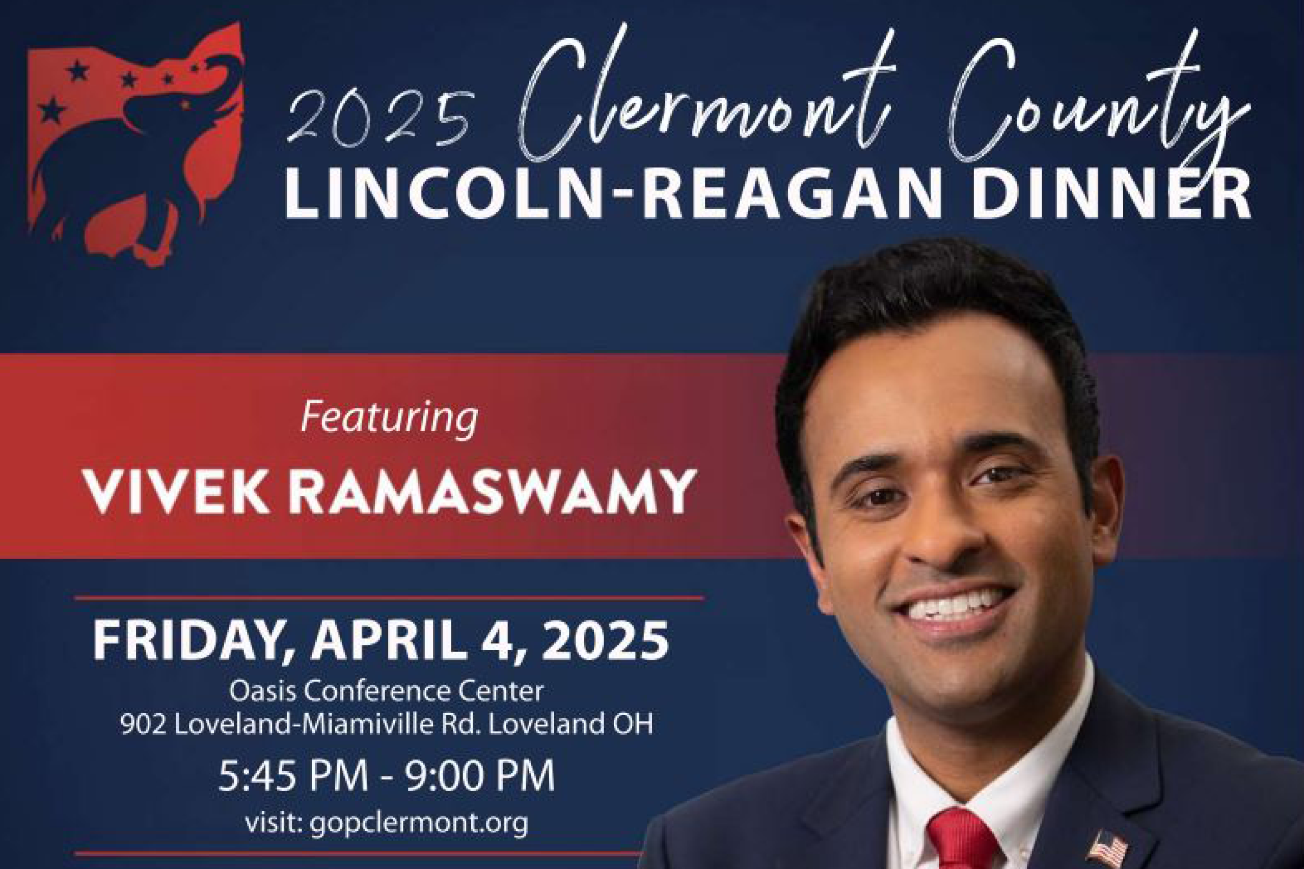 2025 Clermont County Ohio Lincoln Reagan Dinner